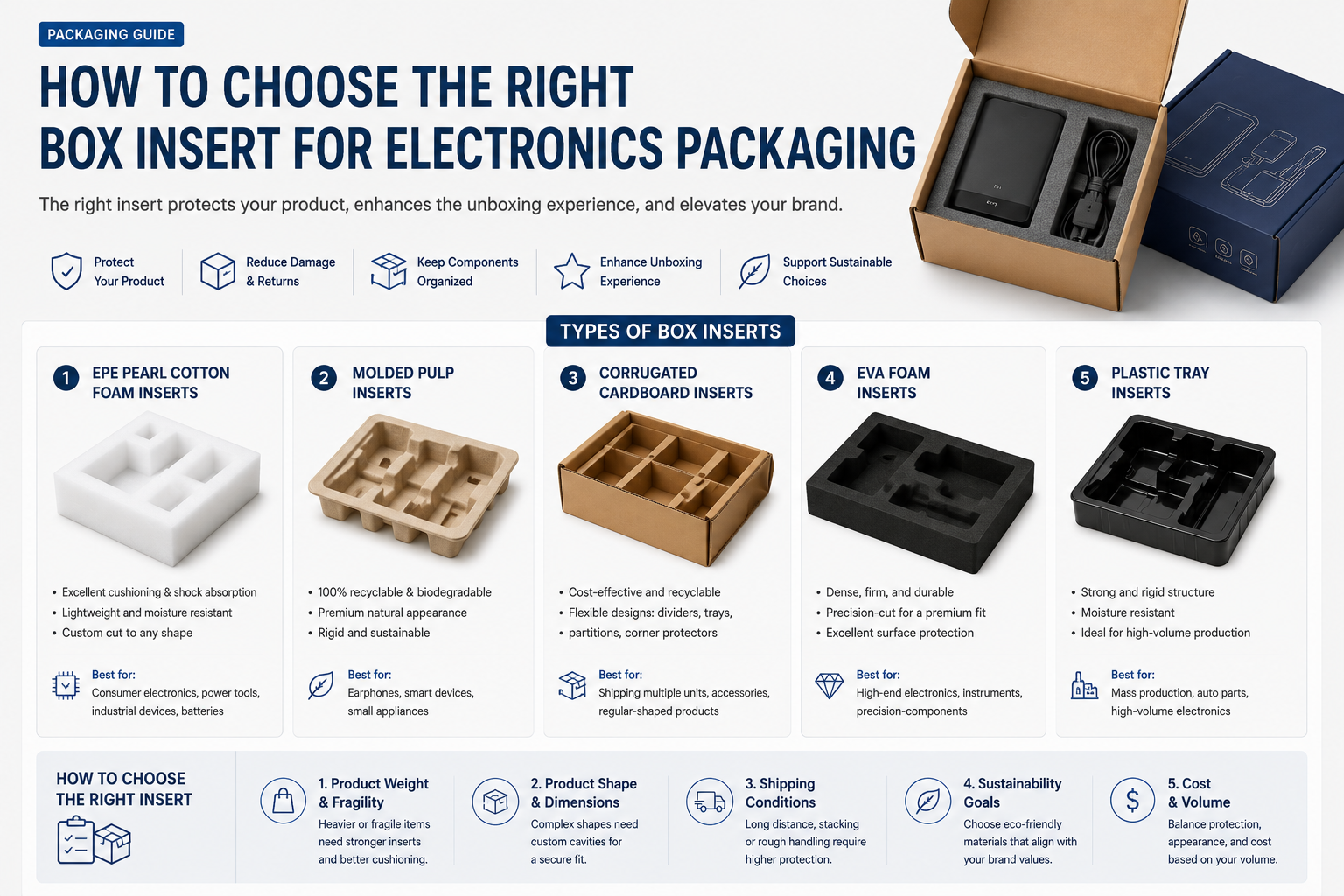 Electronics Packaging Inserts