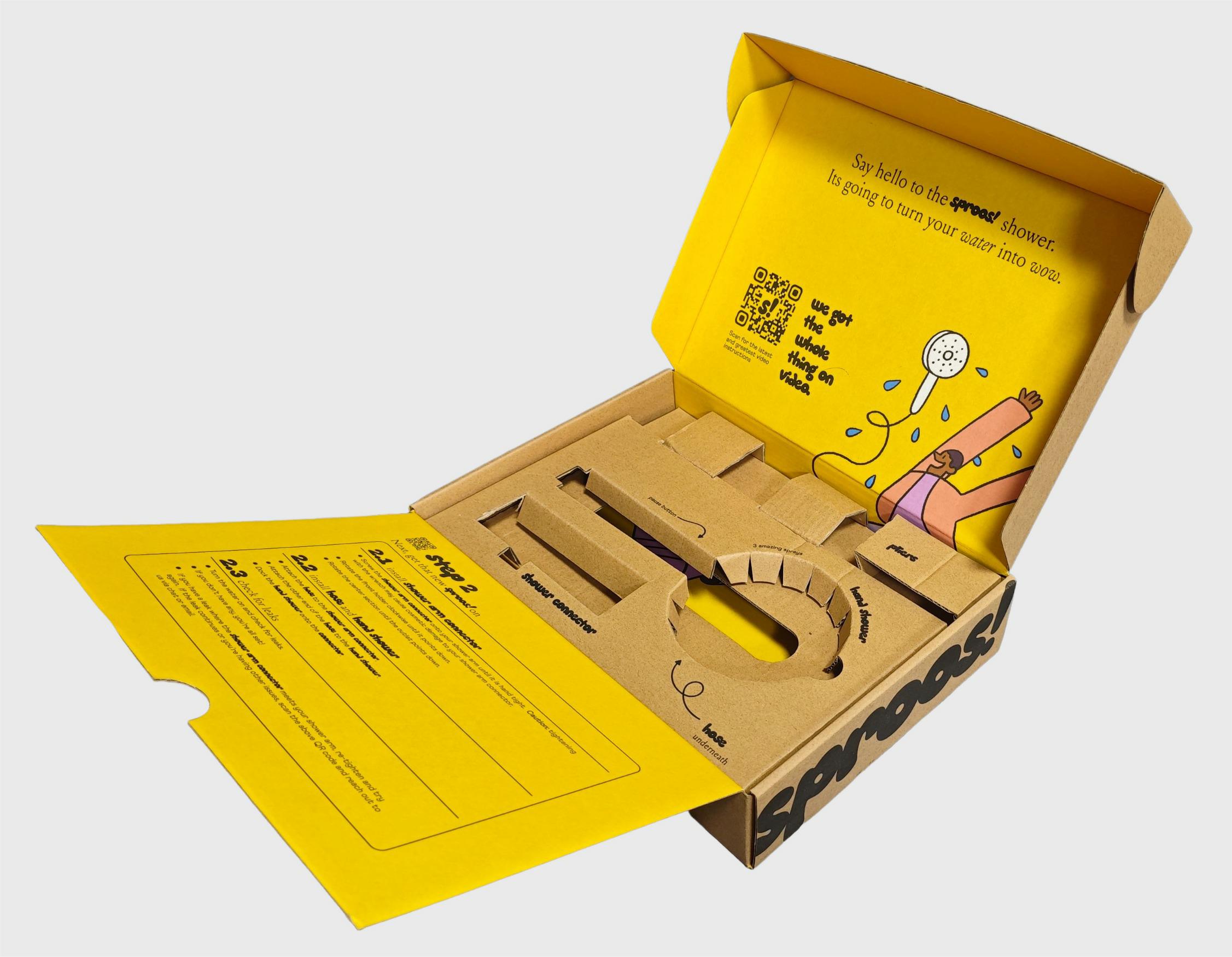 Mukautettu painettu postituslaatikko paperilla kylpyhuonepakkauksiin