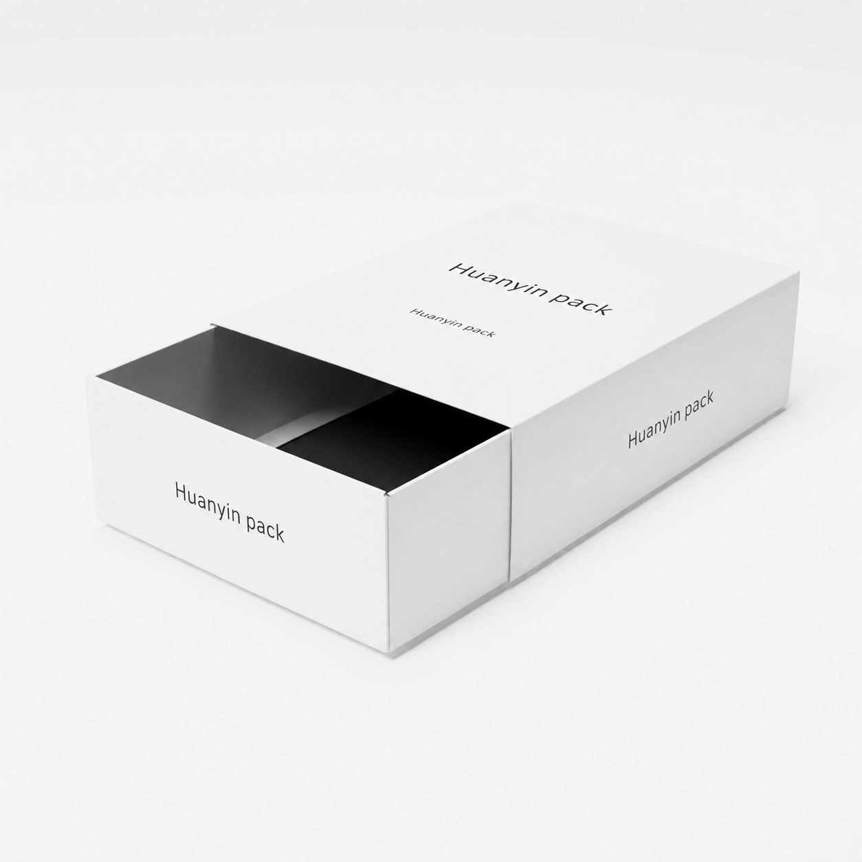 Custom Corrugated Drawer Box with Slide-Out Tray