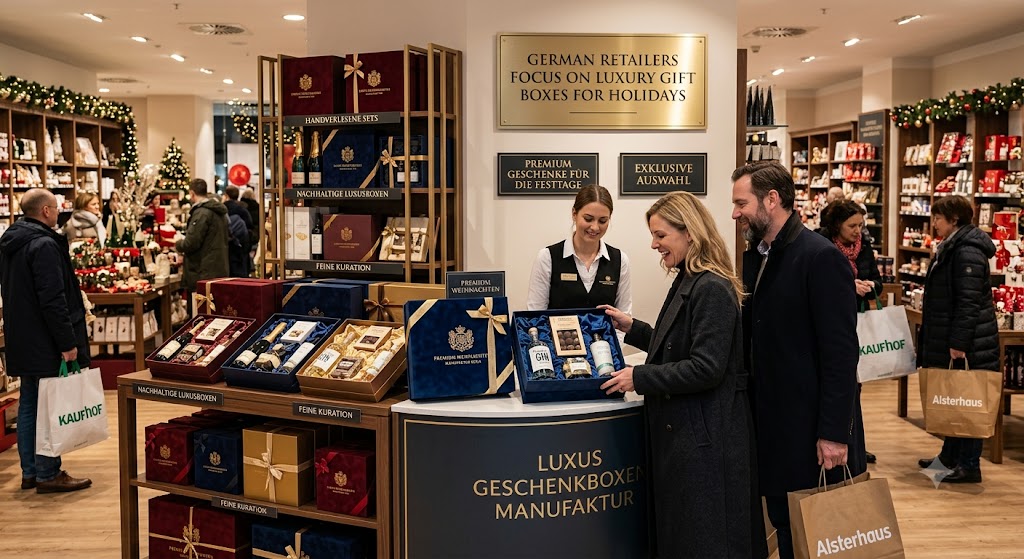 German Retailers Focus on Luxury Gift Boxes for Holidays