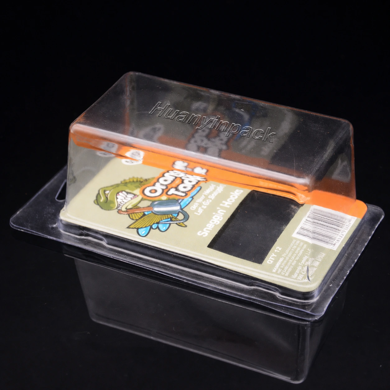 Clear PET Fold-Over Clamshell Blister with Hang Hole Clear PET Fold-Over Clamshell Blister with Hang Hole