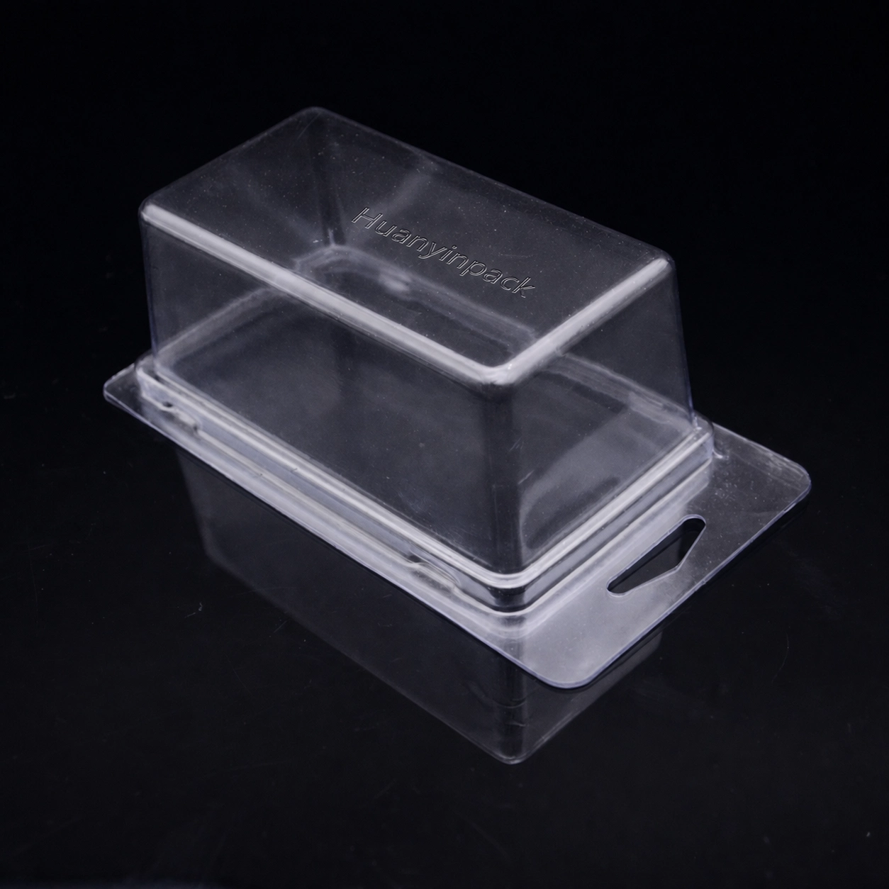 Clear PET Fold-Over Clamshell Blister with Hang Hole