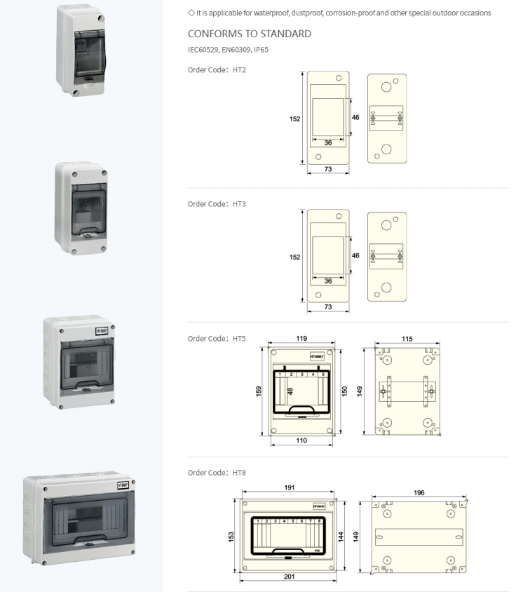 ip65 waterproof db