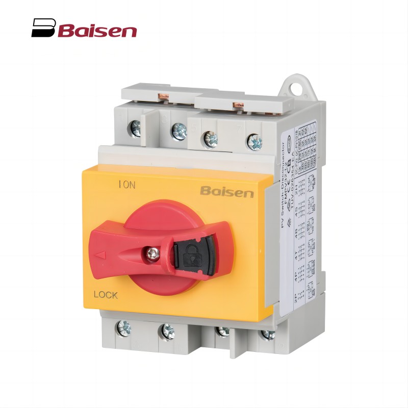 Supply BYPVL1/L2 PV Isolator Switch with Lockable Lever Handle Wholesale Factory Zhejiang