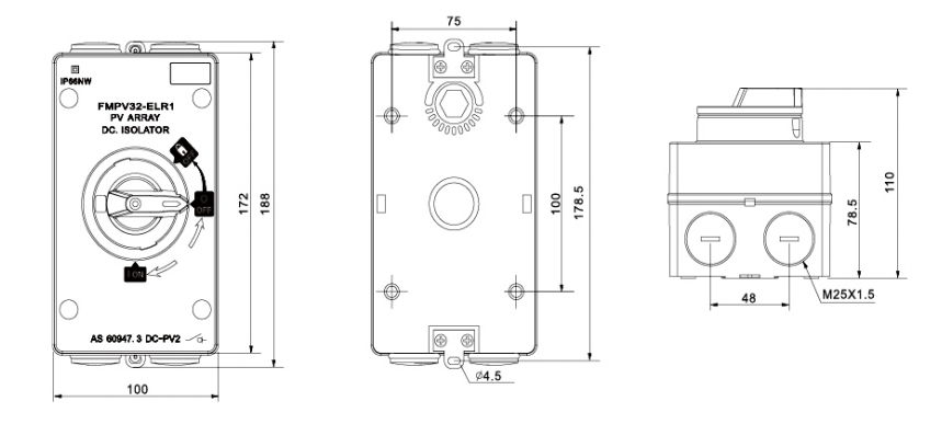 pv isolator switch