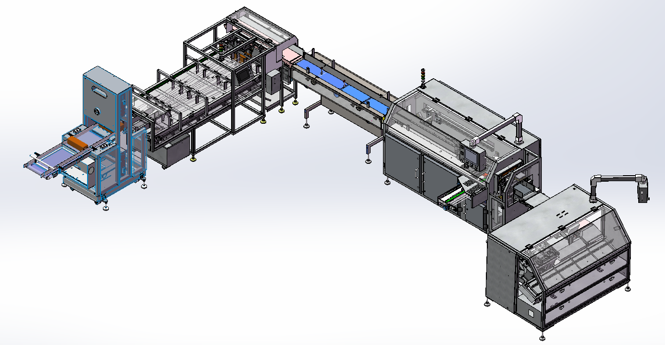 Toast slice packaging line