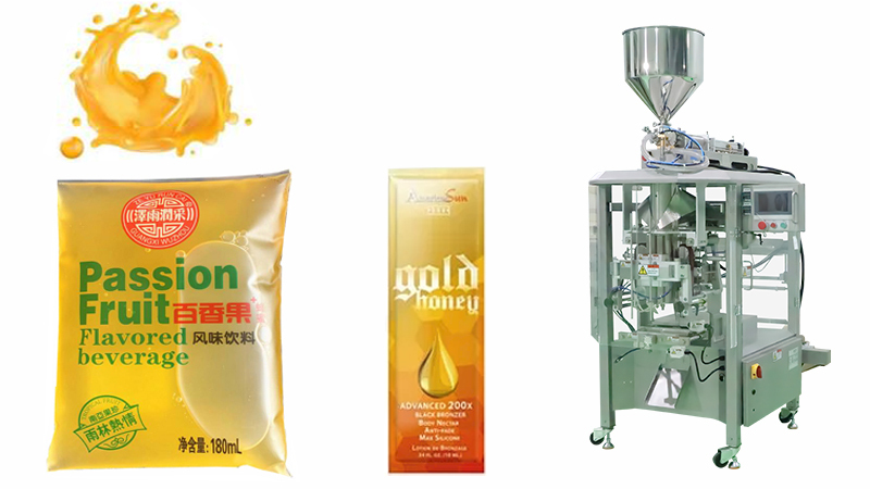 Máy đóng gói dọc nước trái cây dạng lỏng