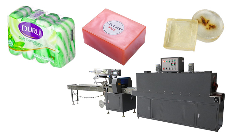 Máy đóng gói màng co nhiệt xà phòng