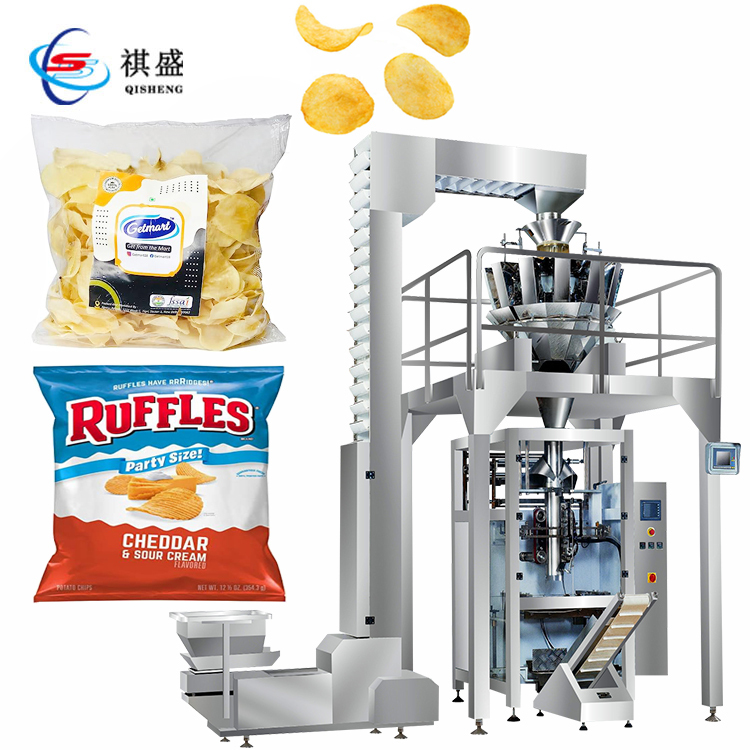 Máquina de embalagem VFFS de batata frita