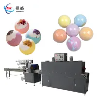 Bath salt bomb ball heat shrink packaging machine