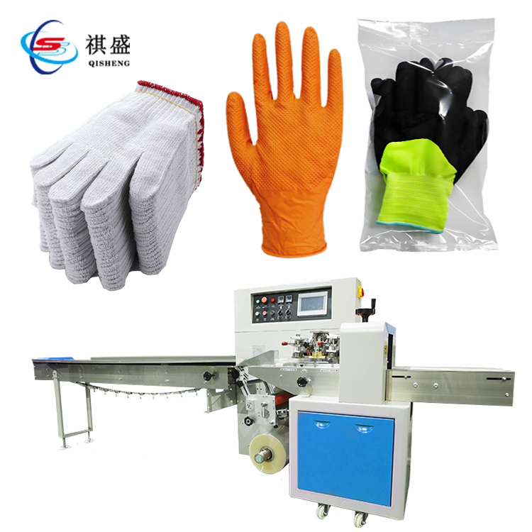 Máy đóng gói màng bọc găng tay nhựa