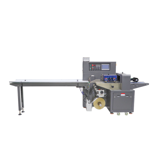 Horizontal Flow Packing Machine with a Coding Device