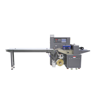 Máquina de embalagem de fluxo horizontal com dispositivo de codificação