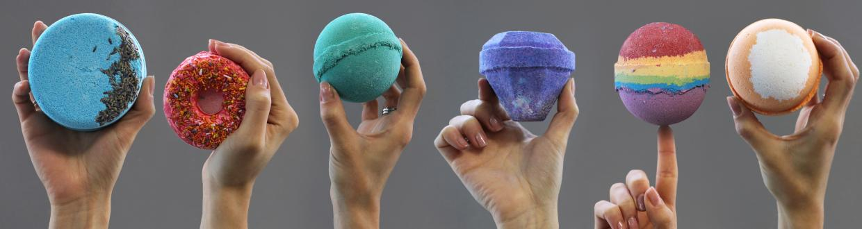 Bath bomb shrink wrapping