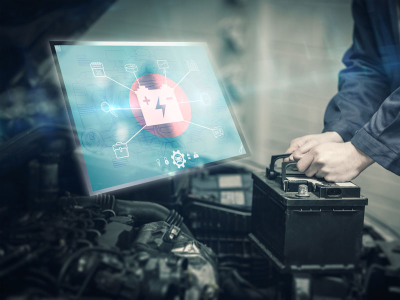 Batería de plomo-ácido para automóviles