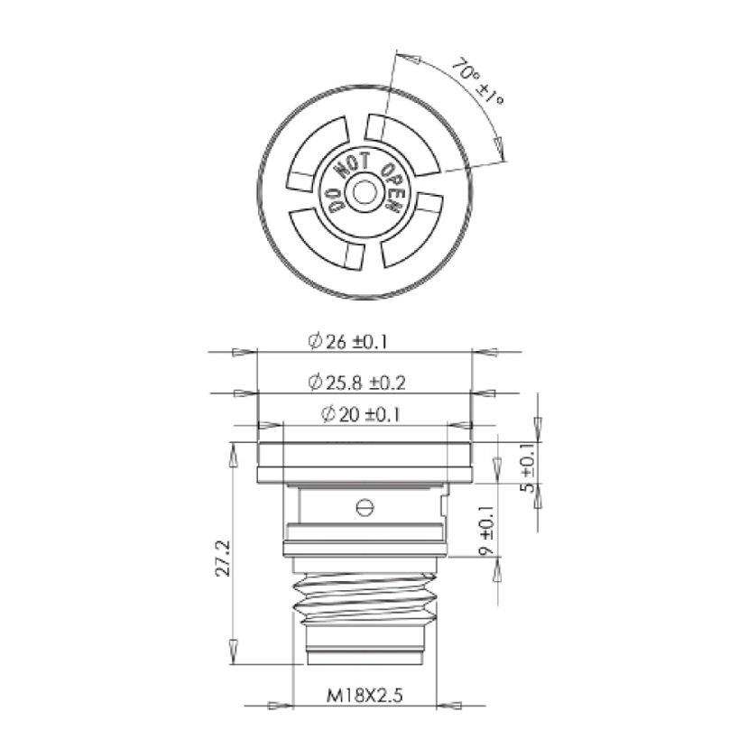 AGM battery exhaust valve