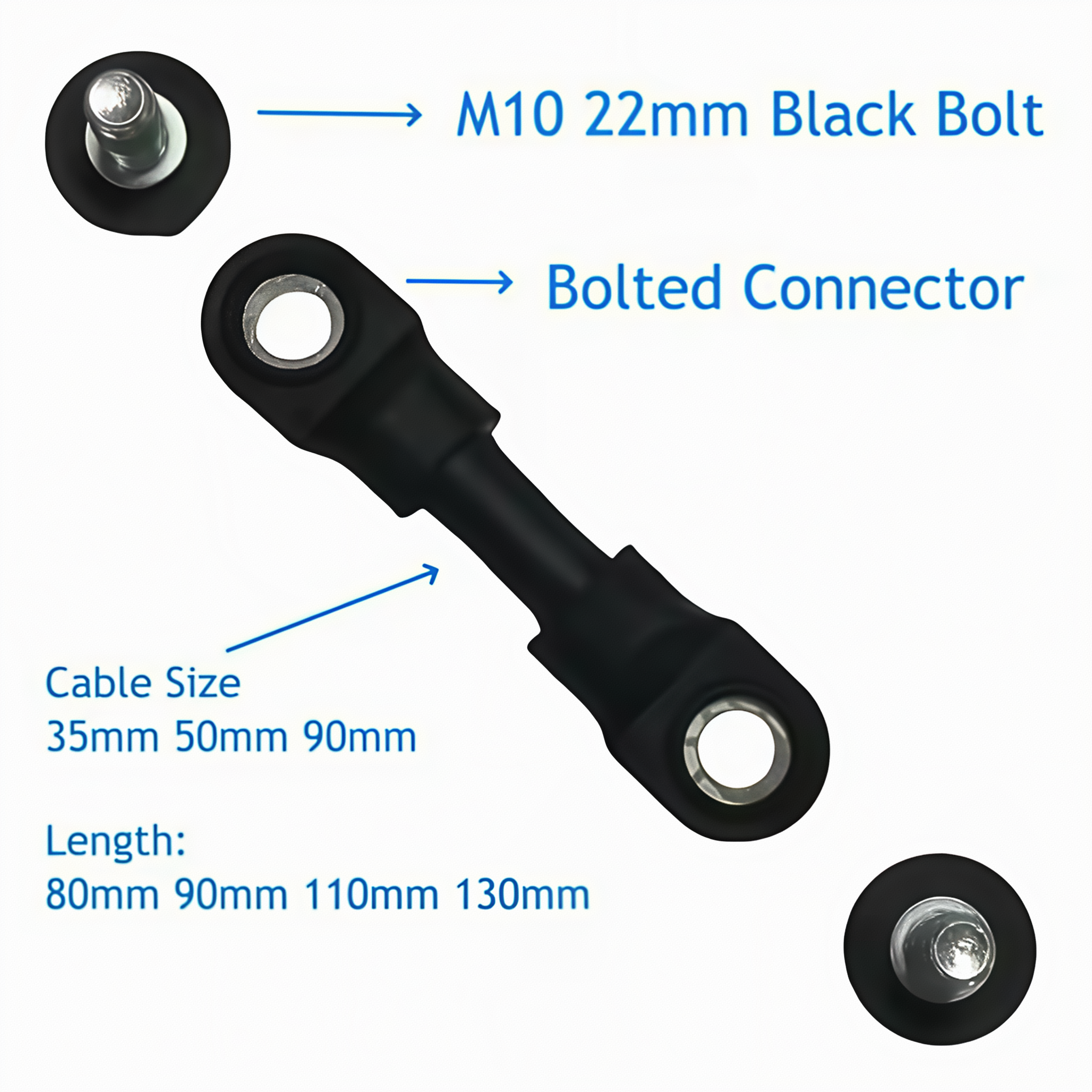 Câble de connecteurs intercellulaires de batterie de chariot élévateur