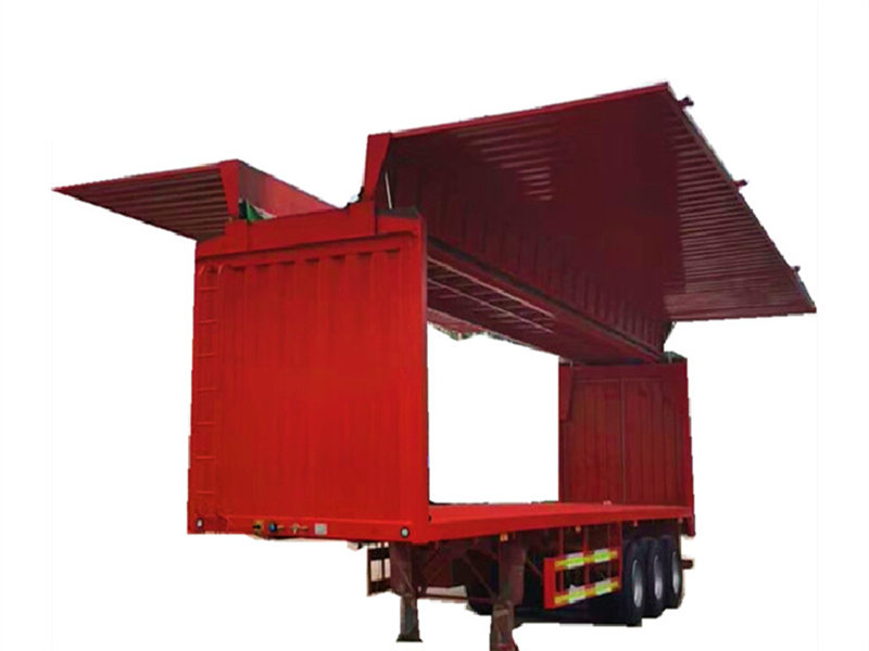 Curtain semi trailer