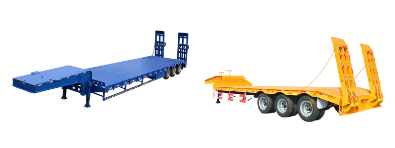 3 axle low bed semi-trailer