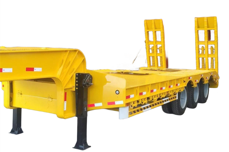 Semi low bed trailer