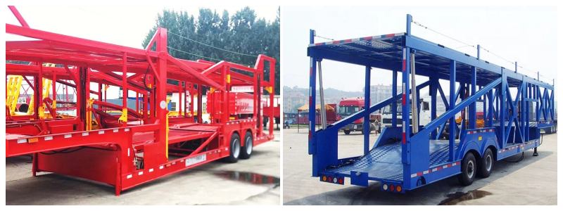 2 axle car transport trailer