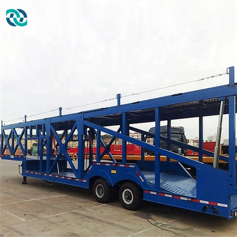 2 Axle 6 Position Car Transport Semi Trailer