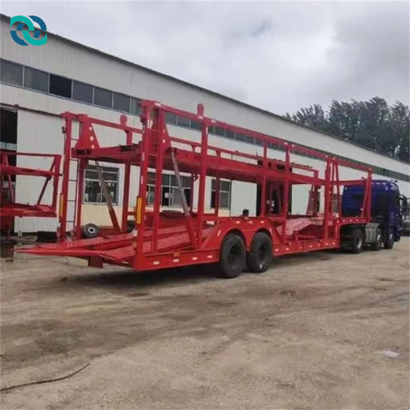 2 Axle 6 Position Car Transport Semi Trailer