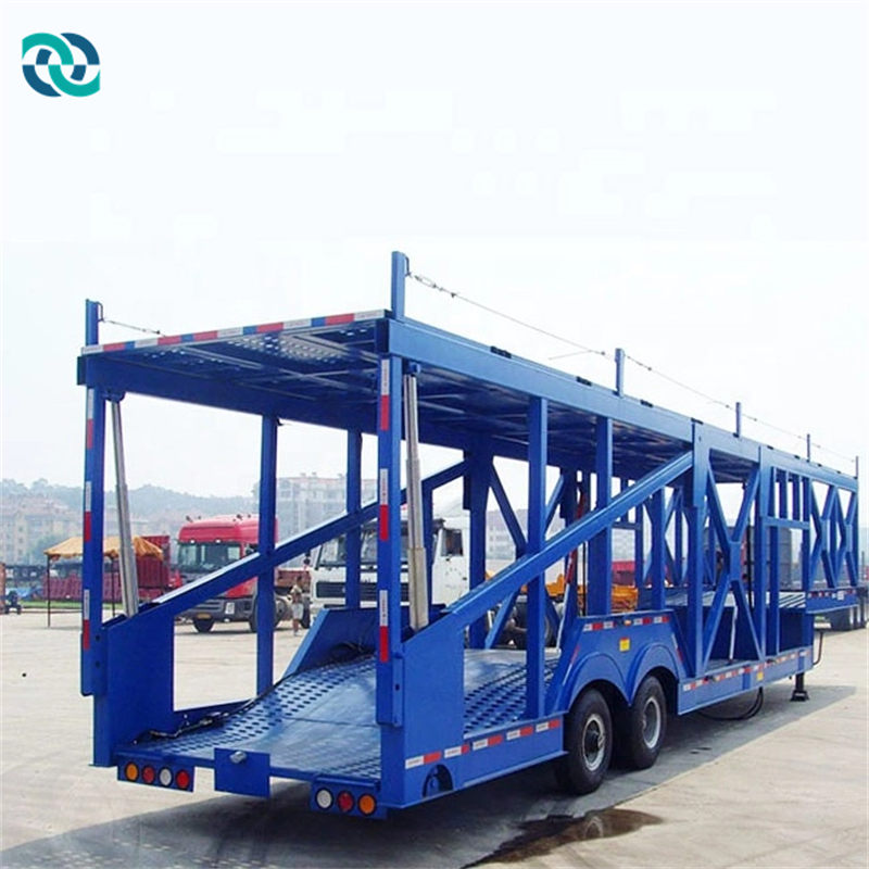 2 Axle 6 Position Car Transport Semi Trailer