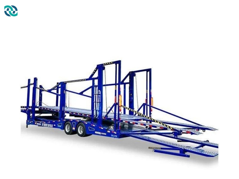 2 Axle 6 Position Car Transport Semi Trailer