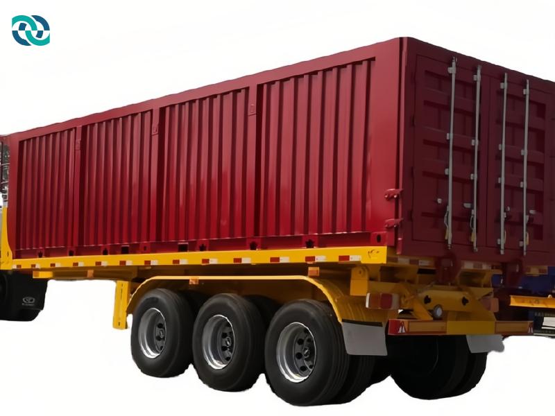 3 Axles Mechanically Suspended Curtain Semi Trailer