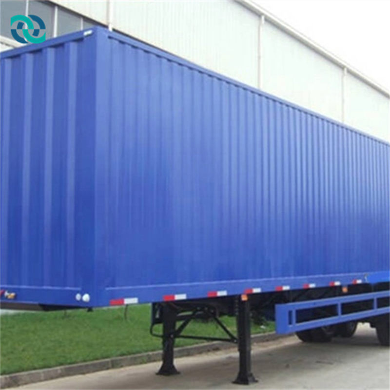 3 Axles 60T Side Curtain Guardrail Semi Trailer