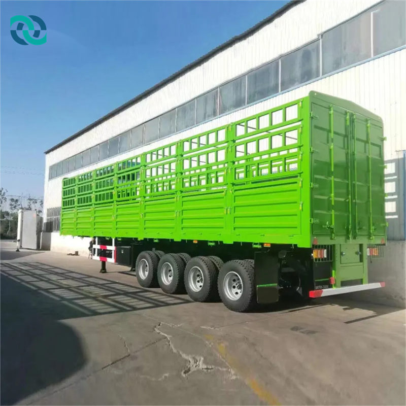 4 Axle 60T Fence Transport Trailer