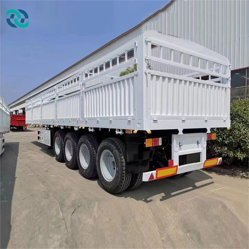 4 Axle 60T Fence Transport Trailer