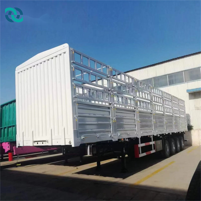 4 Axle 60T Fence Transport Trailer