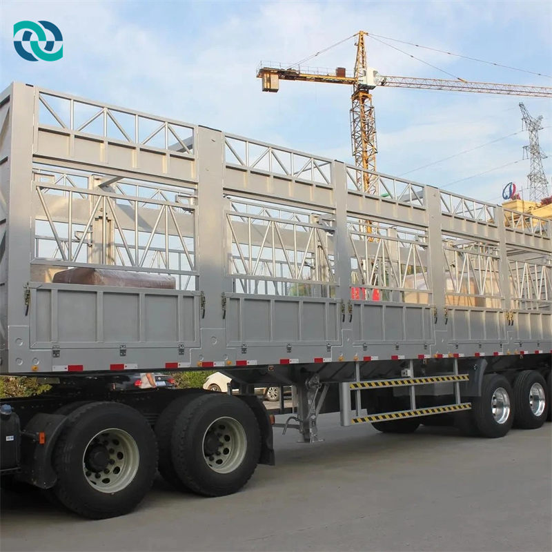 3 Axles 60T Livestock Fence Trailer