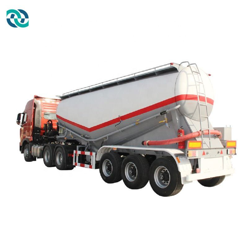 3 Axis 40CBM V Type Bulk Cement Semi Trailer