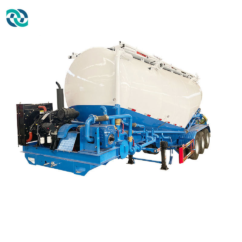 3 Axis 40CBM V Type Bulk Cement Semi Trailer