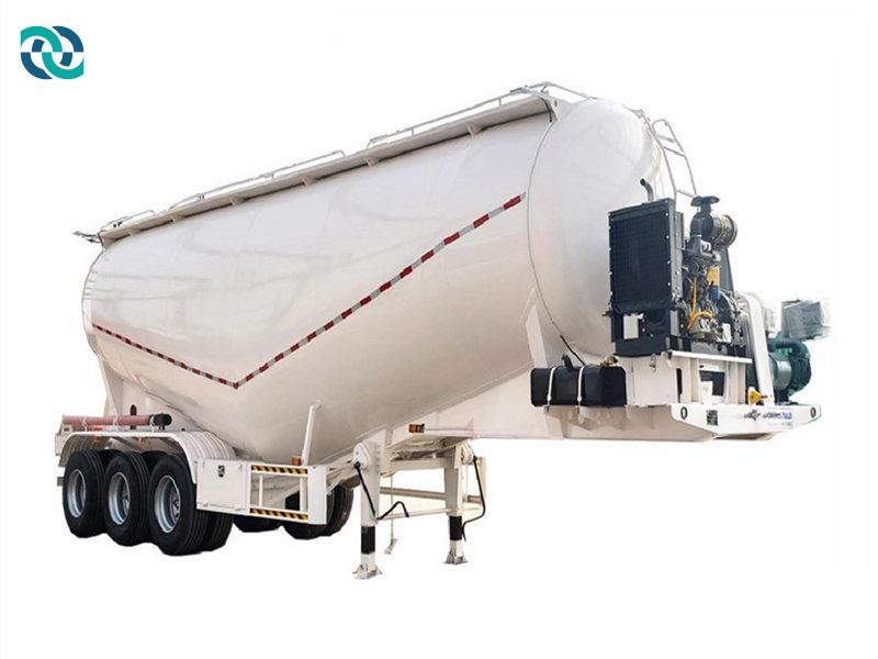 3 Axis 40CBM V Type Bulk Cement Semi Trailer