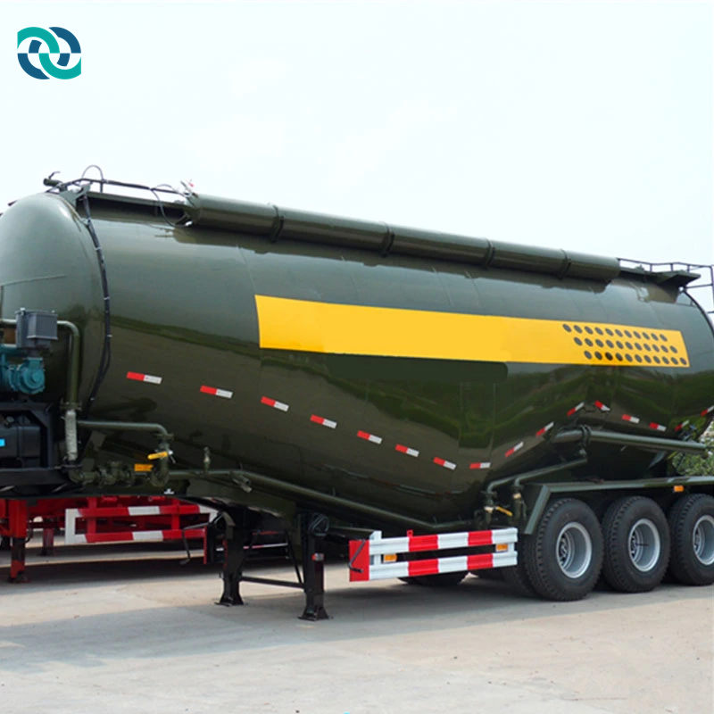 4 Axle W Type Cement Tank Truck Trailer