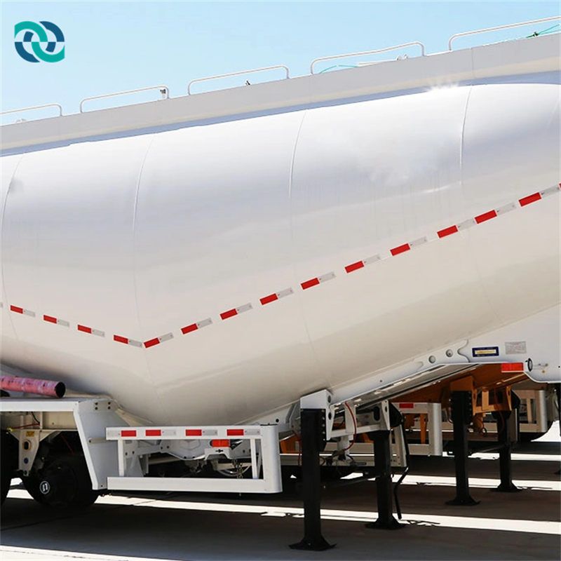 4 Axle W Type Cement Tank Truck Trailer