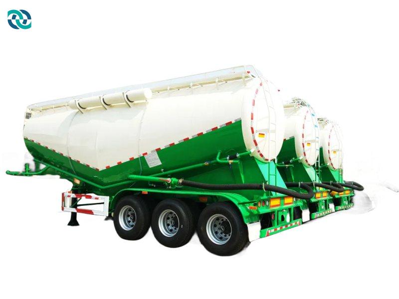 4 Axle W Type Cement Tank Truck Trailer