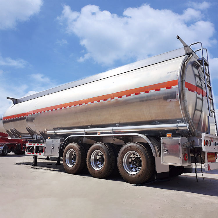 Aluminum tank truck trailer