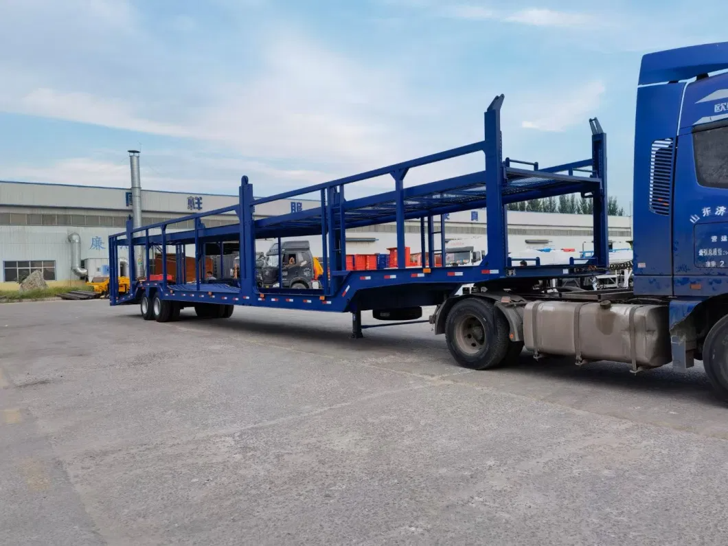 2 Axle 6 Position Car Transport Semi Trailer