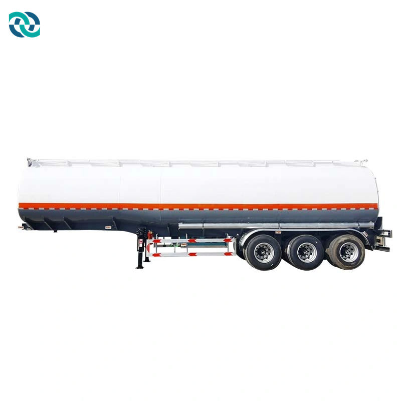 Trailer xe tải chở hóa chất bằng thép carbon 3 trục