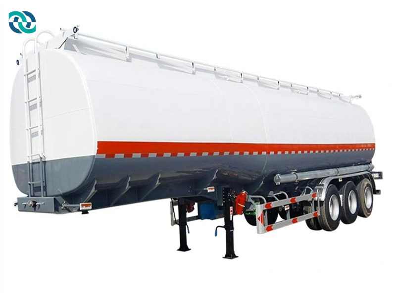 3 Axis Carbon Steel Chemical Tank Truck Trailer