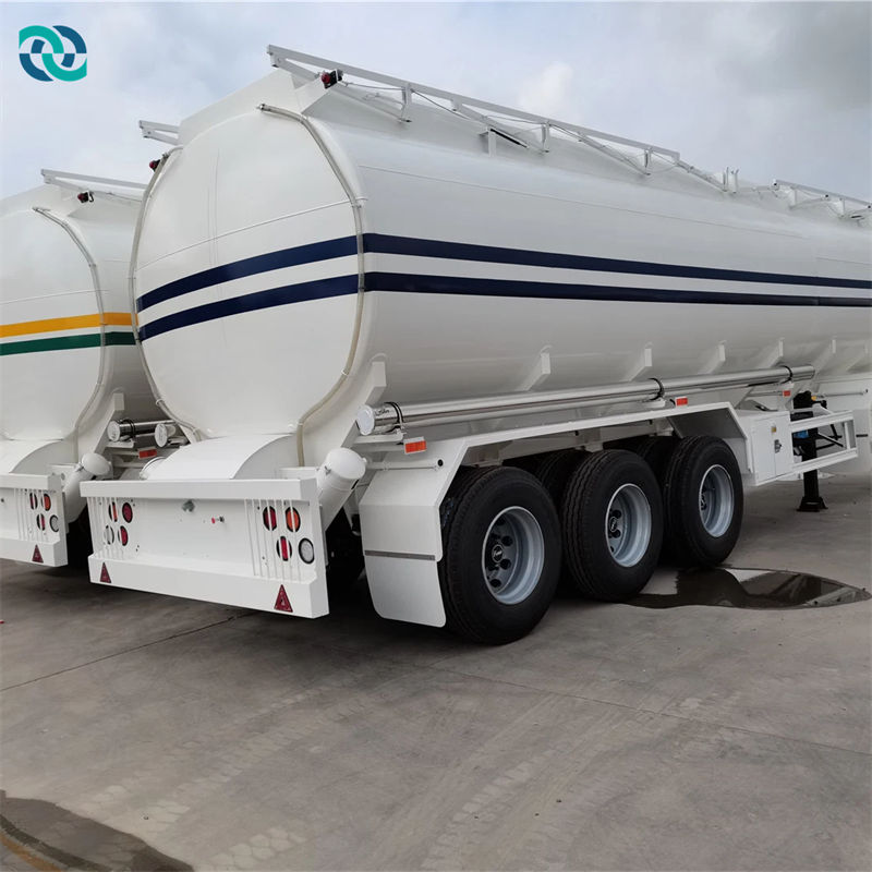 3 Axis Carbon Steel 50CBM Tank Truck Semi Trailer