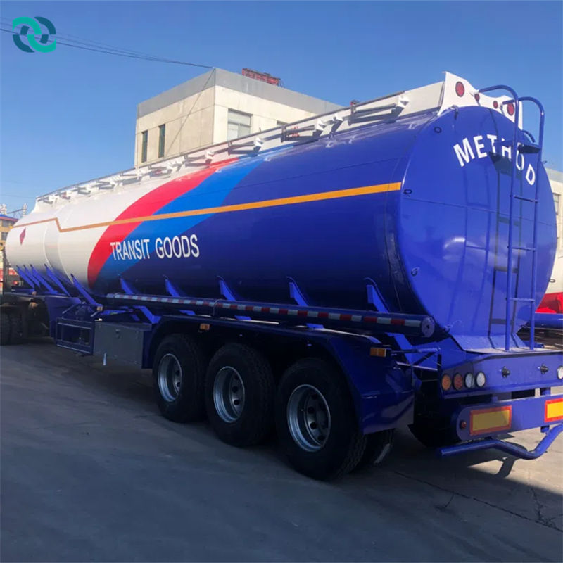 3 Axle 50CBM Transport Fuel Semi Trailer