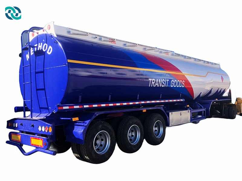 Semiremolc de combustible de transport de 3 eixos 50CBM