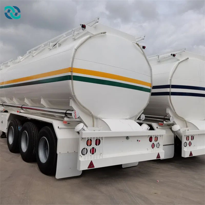 3 Axis Carbon Steel Cargo Transport Tanker Trailer