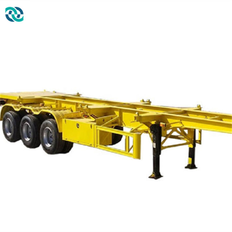 3 Axles 40F Skeleton Trailer